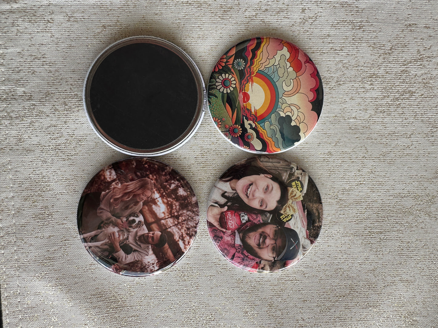 Round Photo Magnet